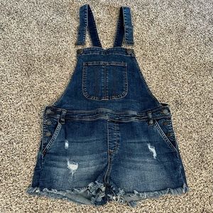 Denim Shortalls, Size 30